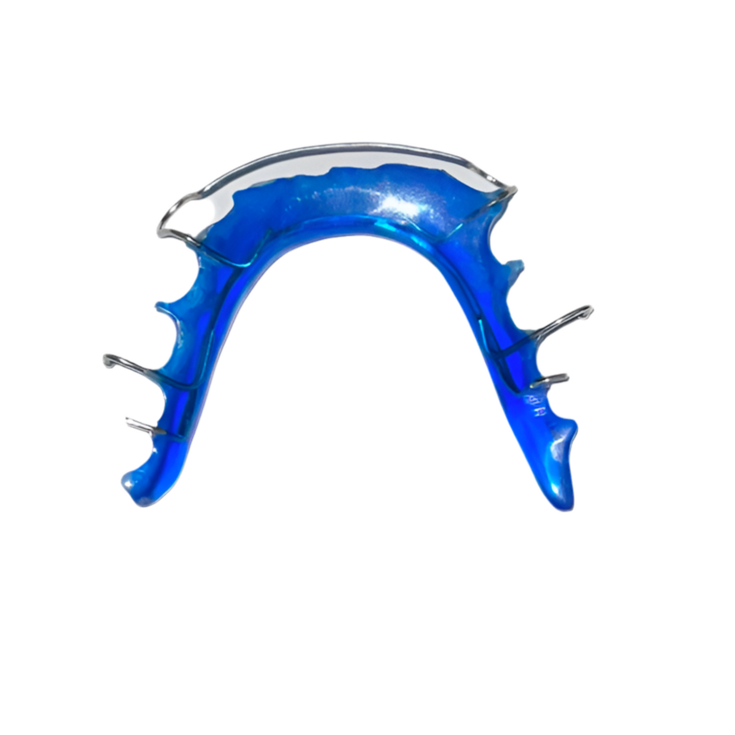 Bold Blue Acrylic Retainer – Custom Molded for Perfect Fit